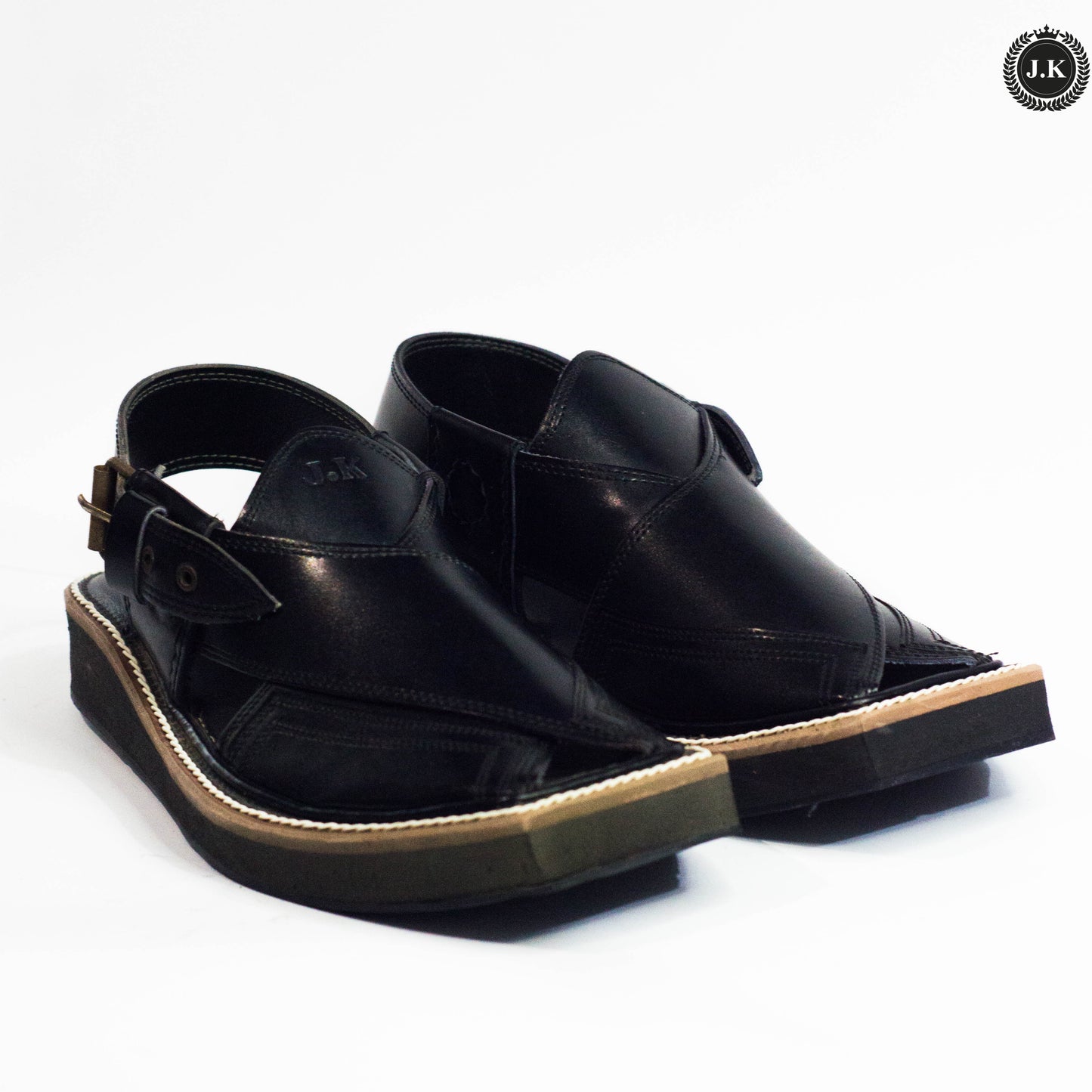Kaptan Black Double Stiched