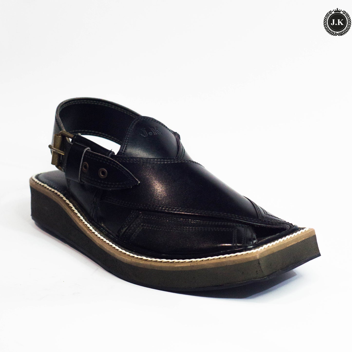 Kaptan Black Double Stiched