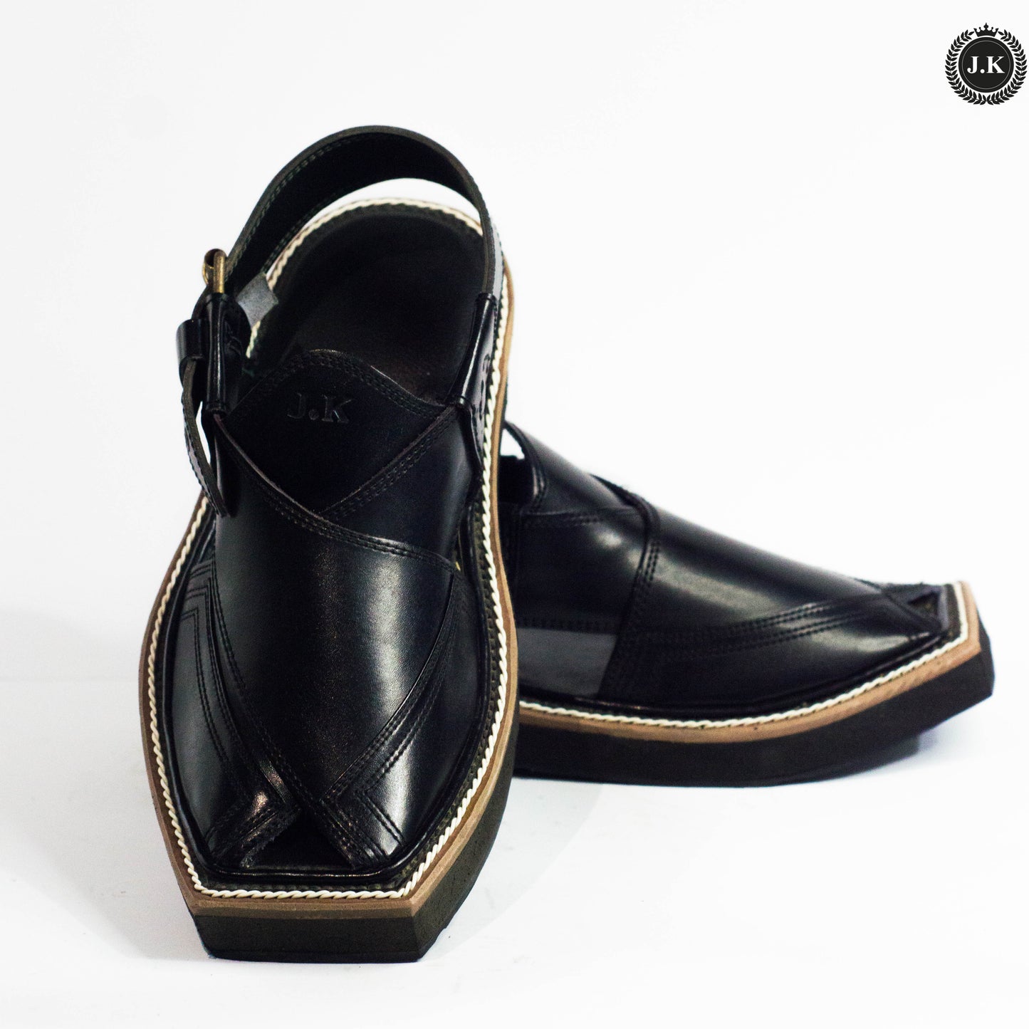 Kaptan Black Double Stiched