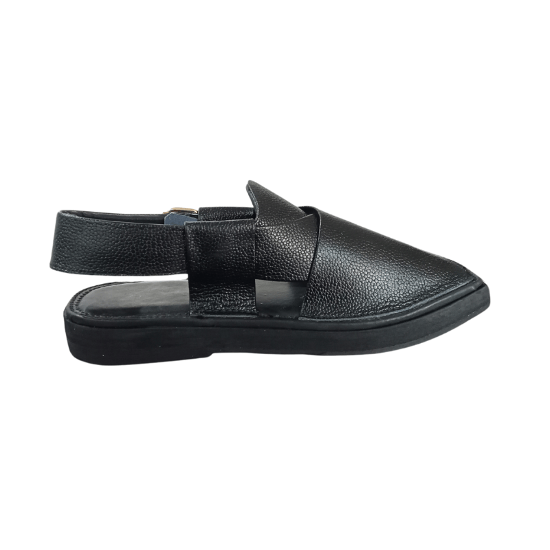 Black Textured Kaptan