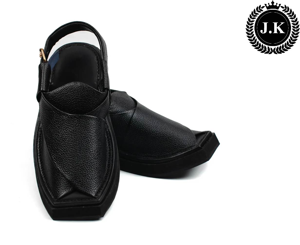 Black Textured Kaptan