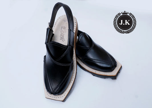 Black Norozi Peshawari Sandals