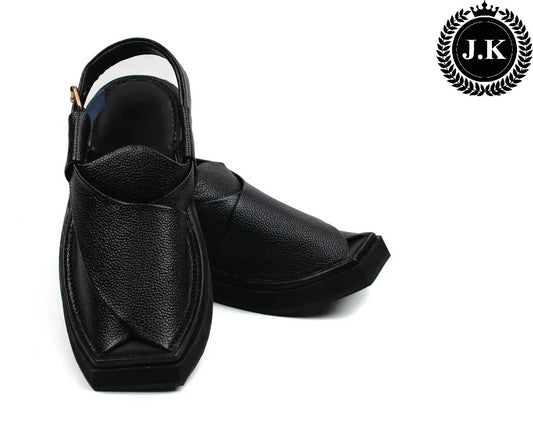 Black Textured Kaptan
